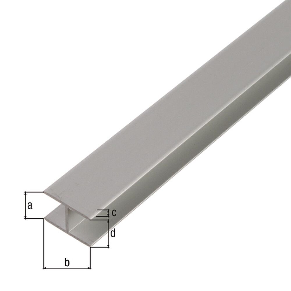 H-PROFIL GAH ALBERTS SELVKLEBENDE ALU 15,9X24X1,5MM 2M