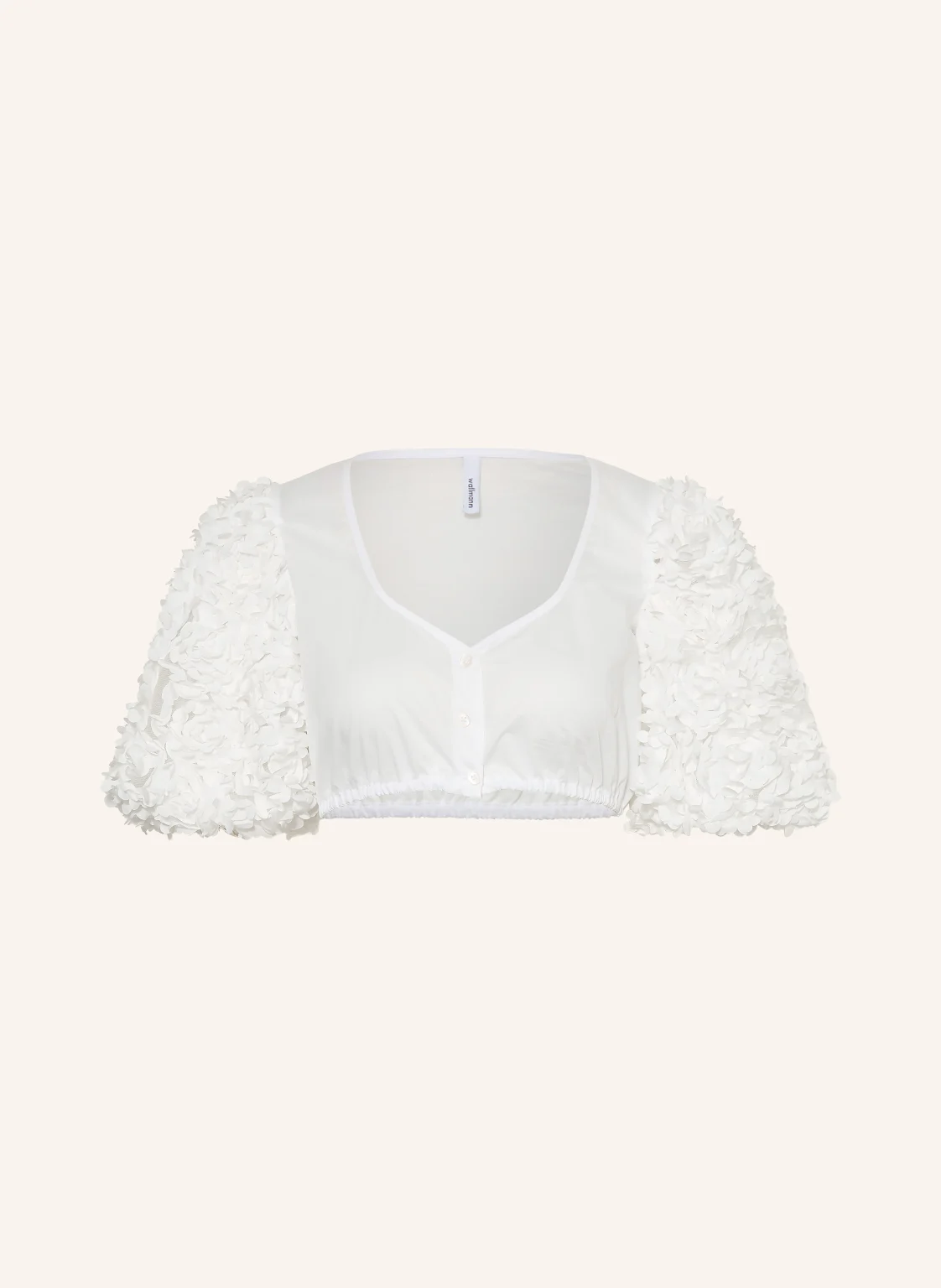 wallmann Dirndlbluse im Materialmix