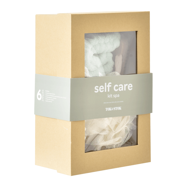 KIT SPA COM 6 PEÇAS SELF CARE