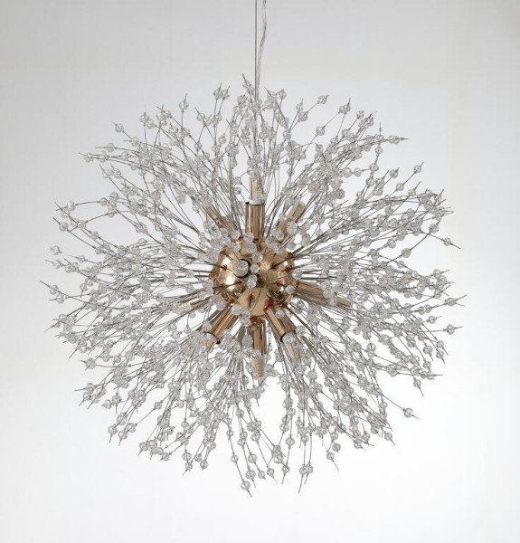 Lampa wisząca "dmuchawiec" Żyrandol Gold12 50cm