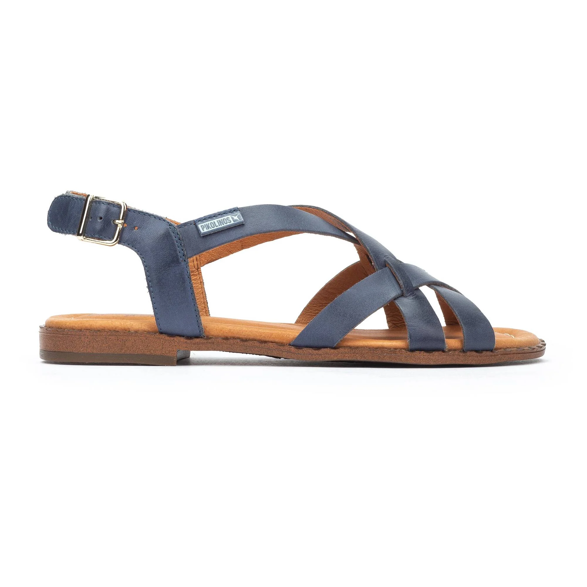 ALGAR - Sandalias planas con hebilla para mujer