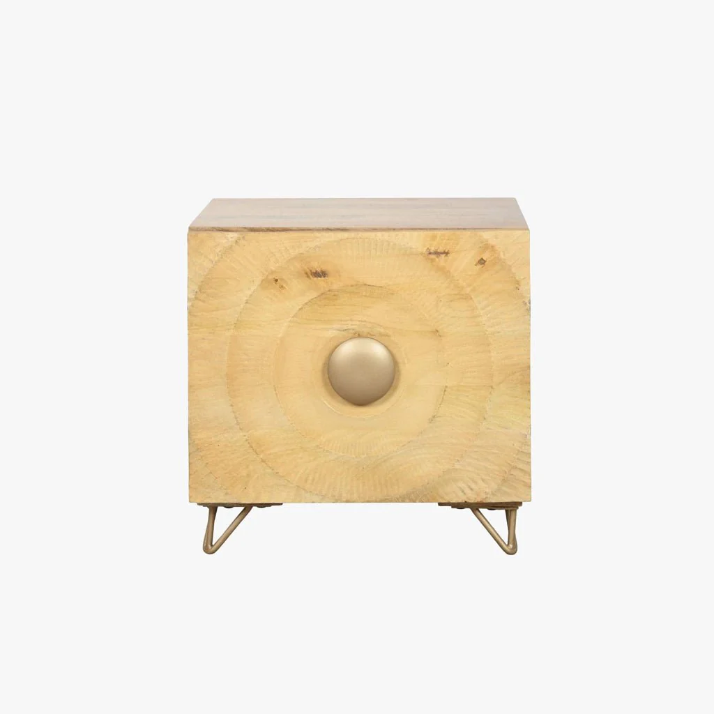 Mesa de Cabeceira Mandala Madeira TORA