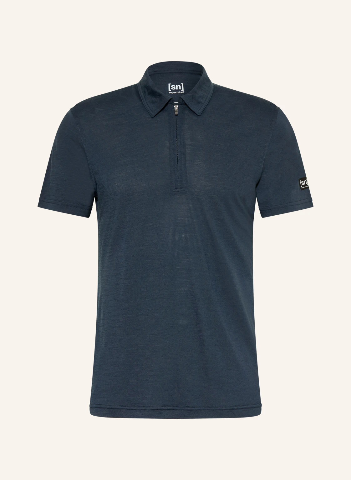 super.natural Funktions-Poloshirt mit Merinowolle