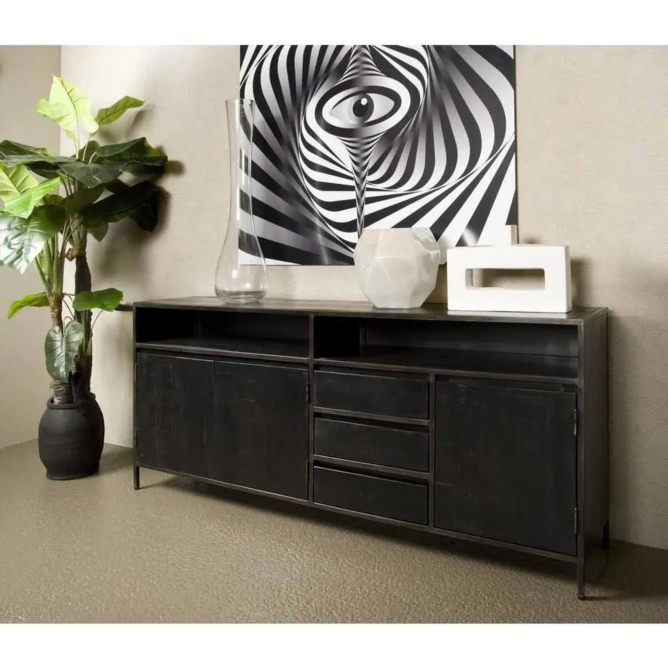 Tower Living - Paterno dressoir - 200 cm - zwart