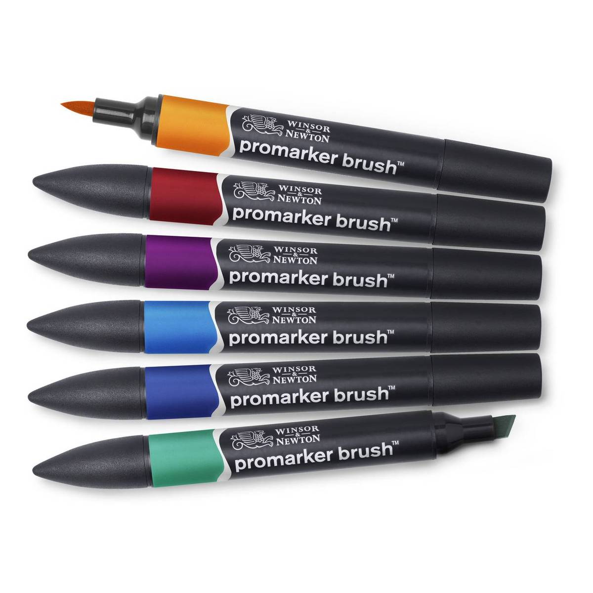 Winsor & Newton Rich Tone Promarker Brush 6 Pack