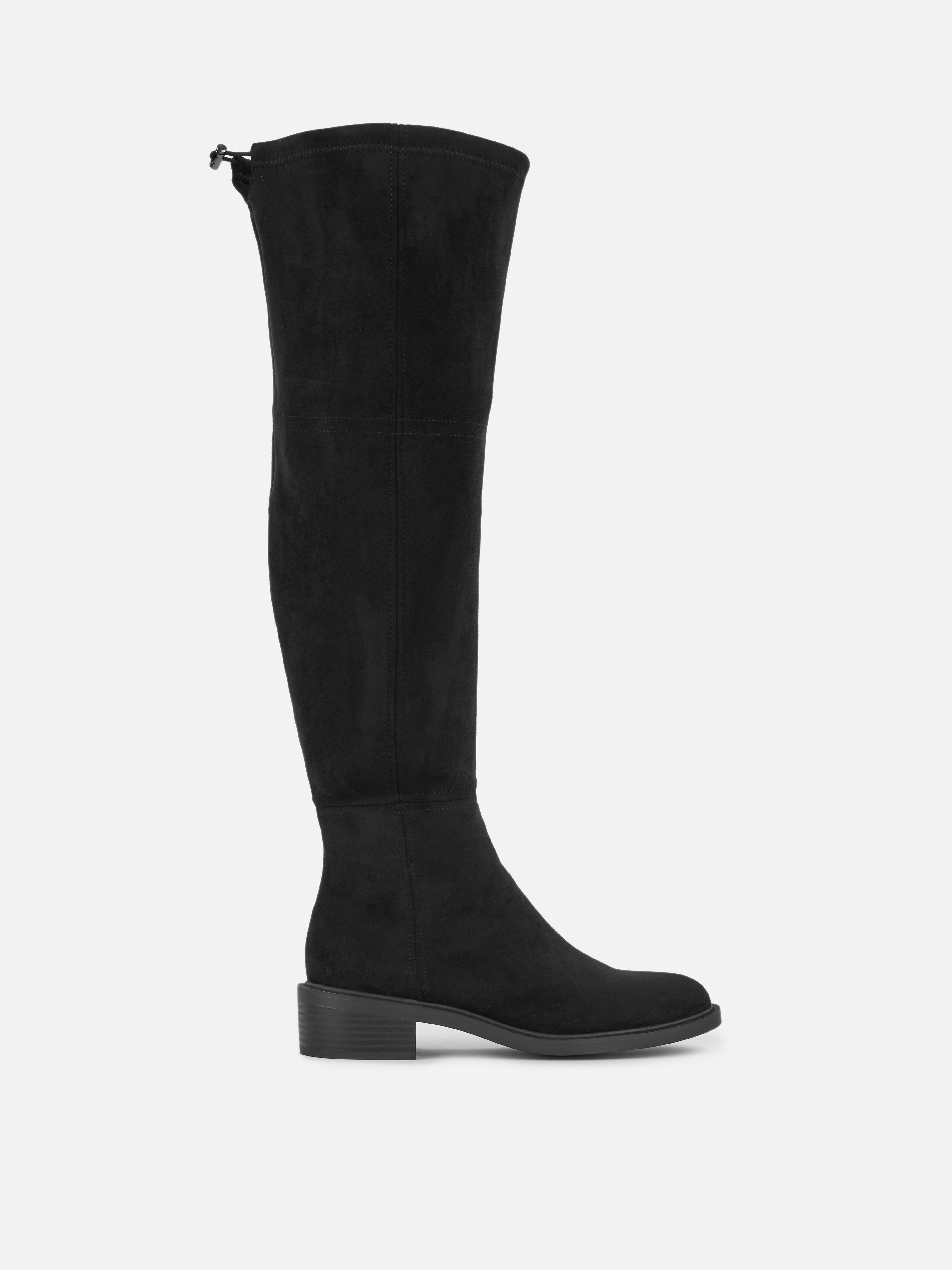 Over The Knee Flat Heel Boots