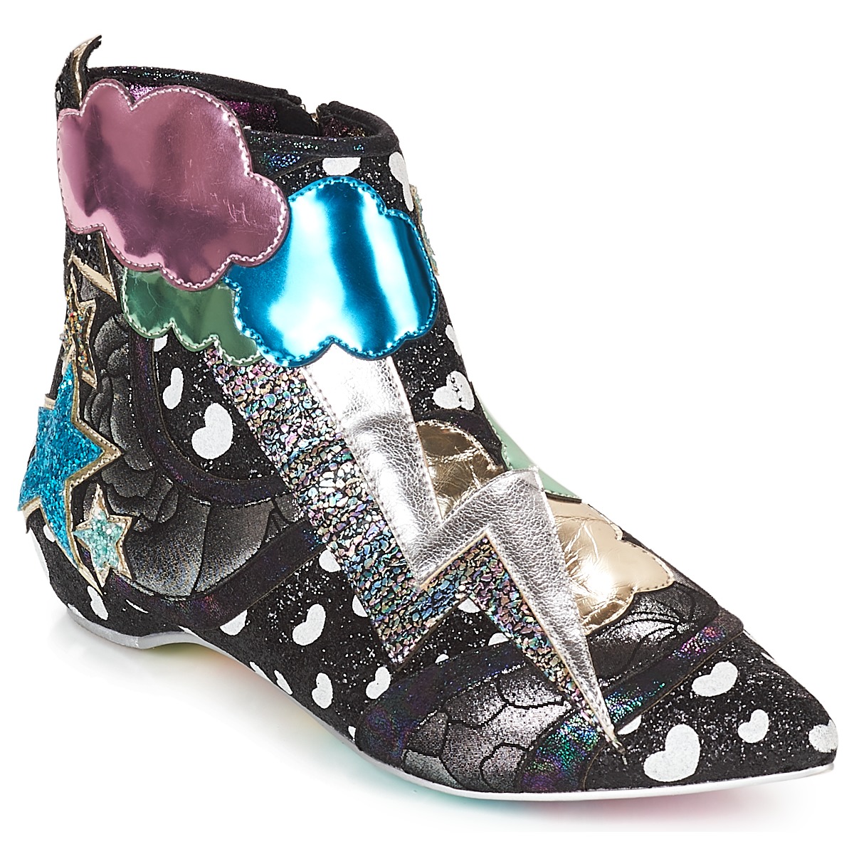 Irregular Choice - Electric boots -  black / Silver