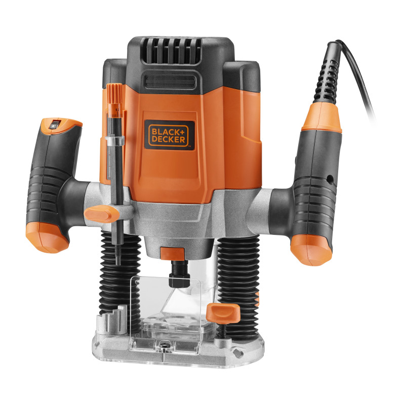 Défonceuse électrique KW1200EKA-QS  1200 W BLACK DECKER