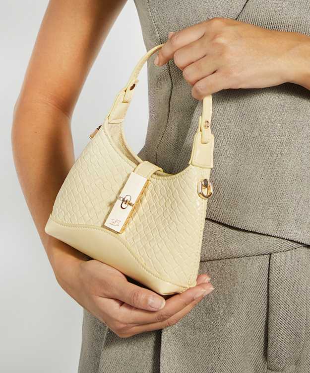 Supportive Yellow - Turn Lock Micro Bag