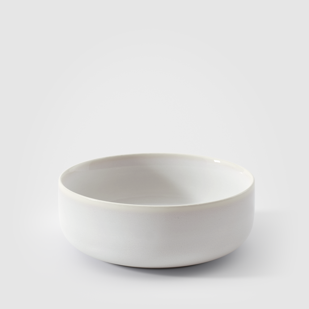 Crafted Cereal bowl - White, 18.6 oz, Premium Porcelain