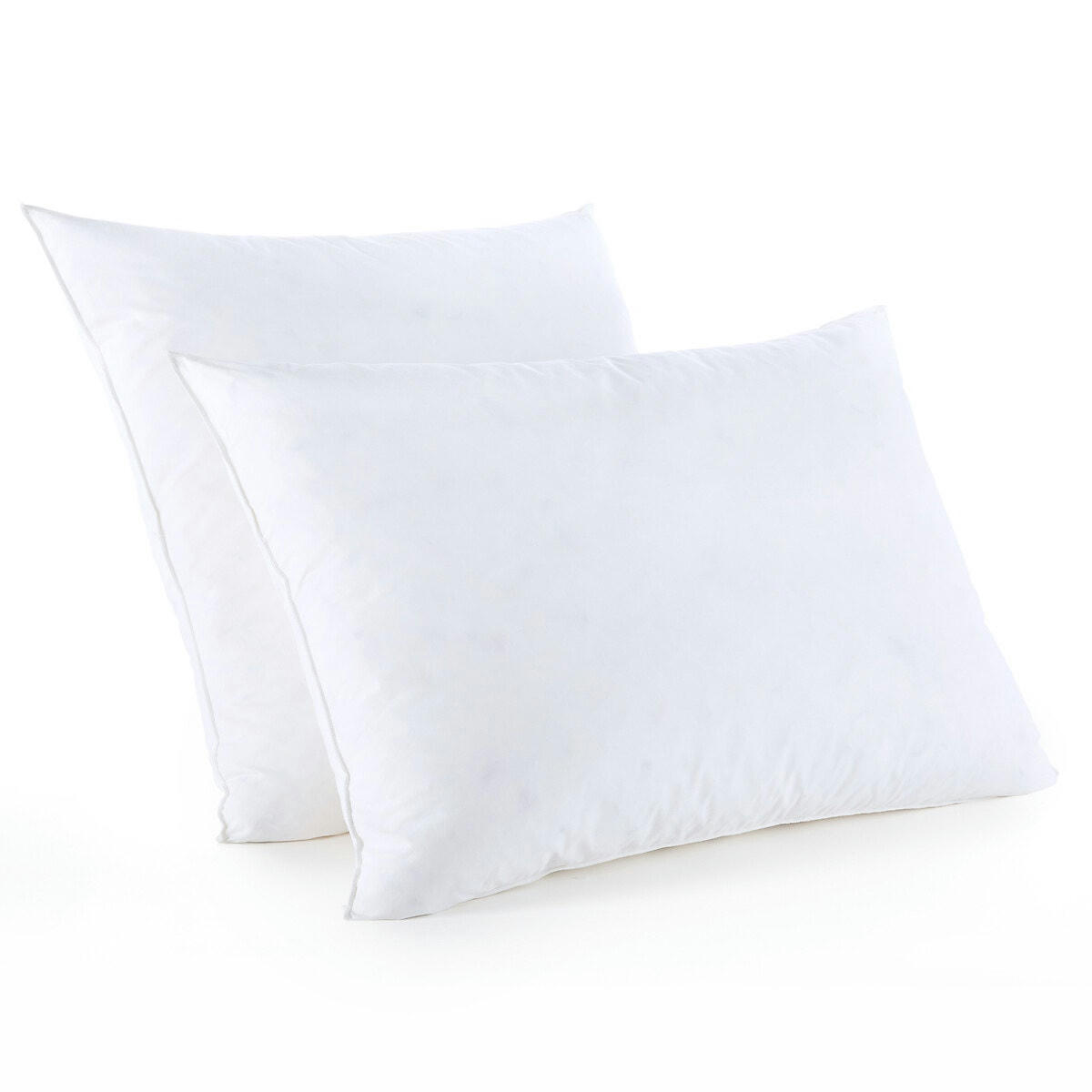 Oreiller mœlleux 50% duvet upcyclé + coton bio
