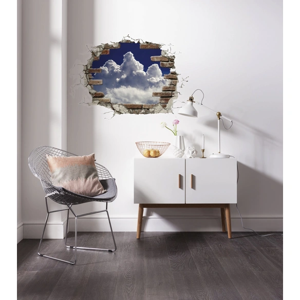 Dekosticker »Break Out Clouds«, BxH: 100 x 70 cm