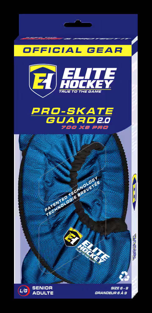 Elite Hockey Pro-Skate Guards, Electric Blue, Assorted Sizes