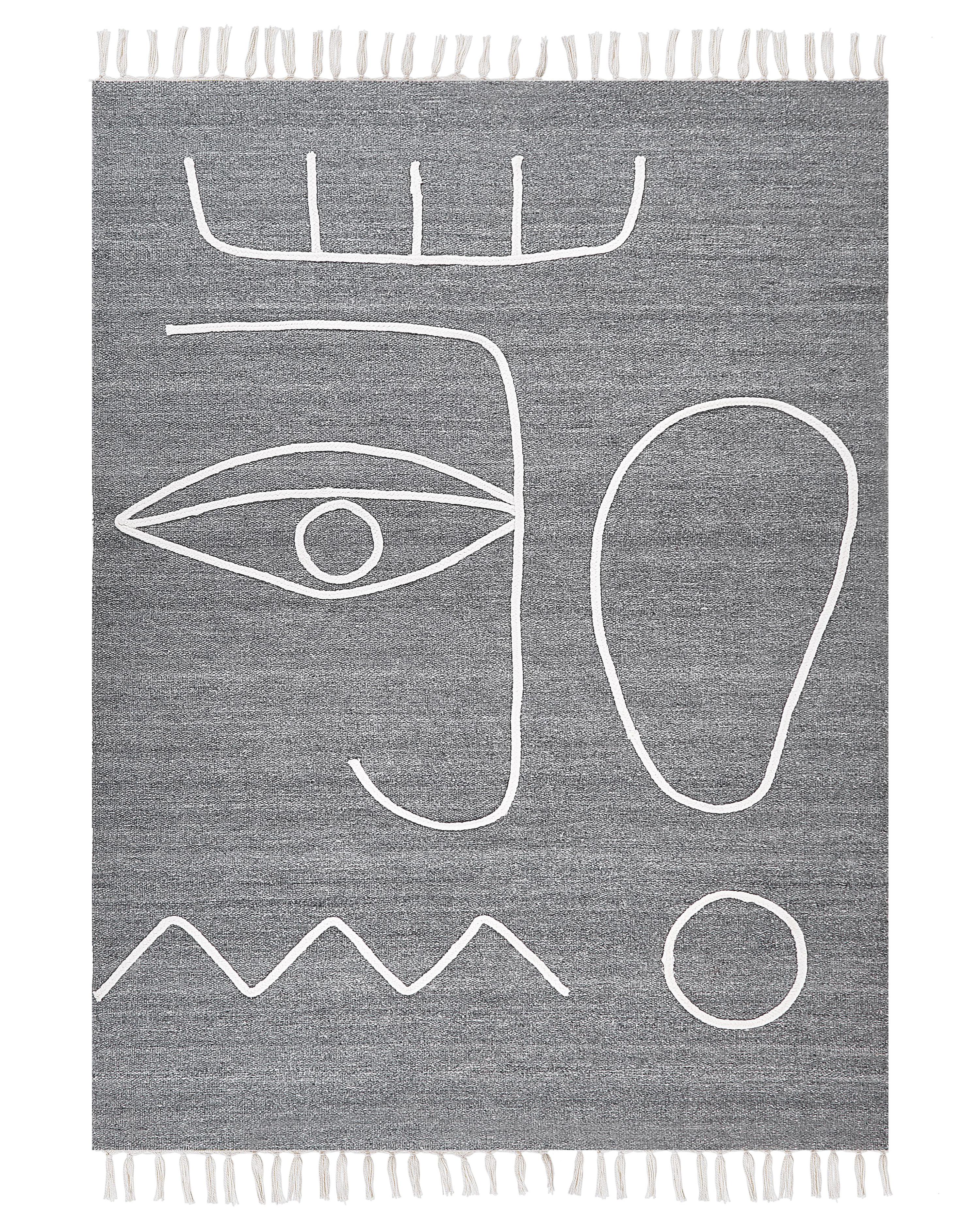 Outdoor Rug YAVU Grey 140 x 200 cm