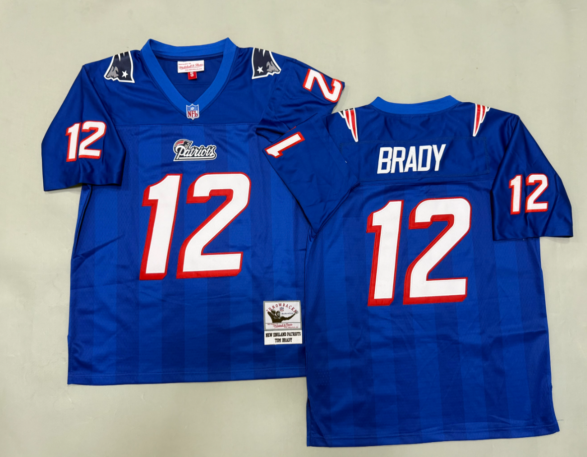Tom Brady New England Patriots Authentic Throwback Retired Player Jersey