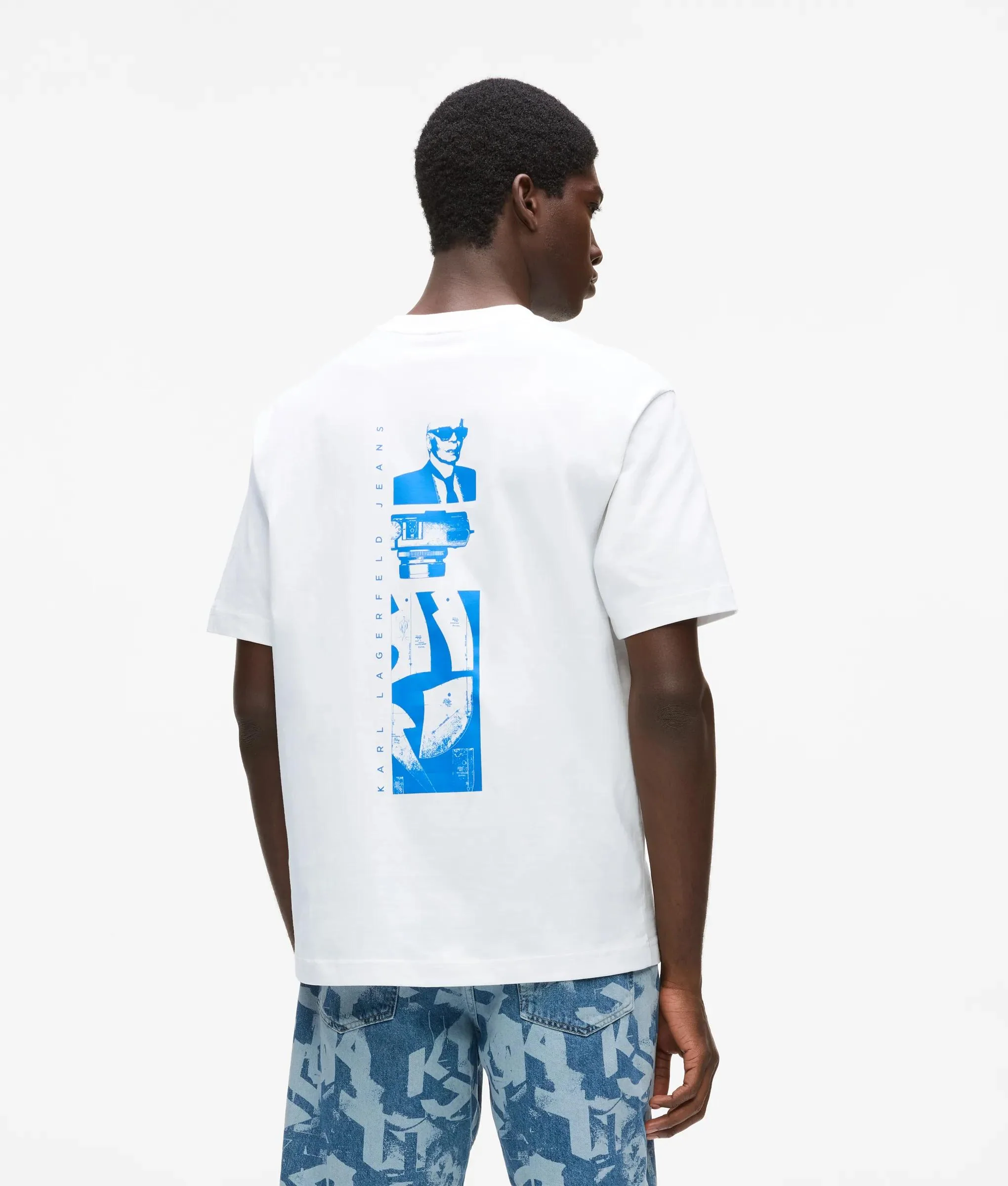 T-shirt graphique avec imprimé Karl Lagerfeld