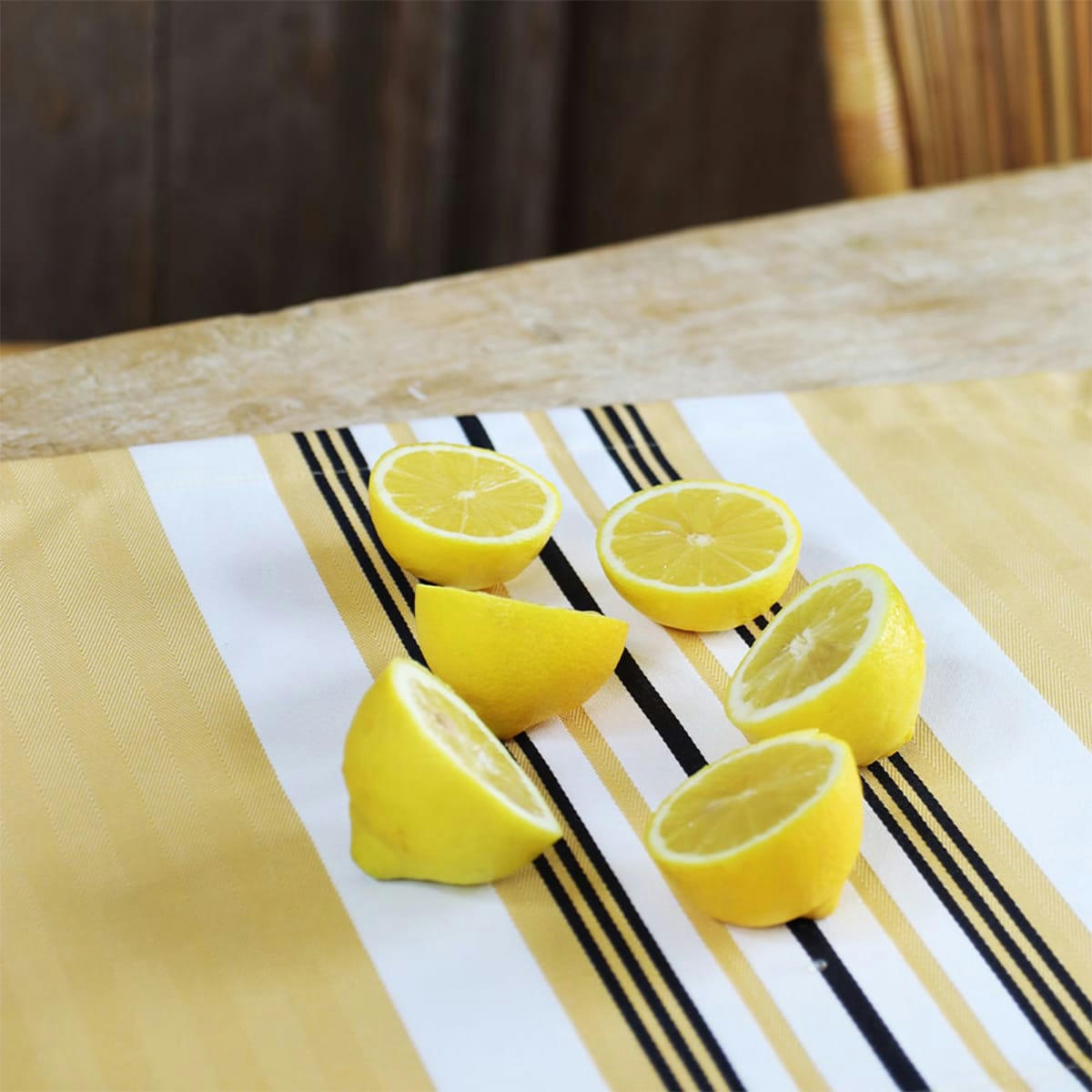 DONIBANE - Set de table coton Jaune 41x52 cm