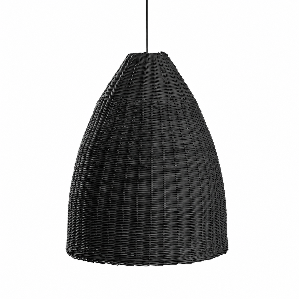Lampenkap Bell Zwart - L
