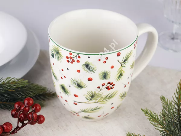 Kubek 1 l Duo - Christmas Leaves 15.CHLE.K1000