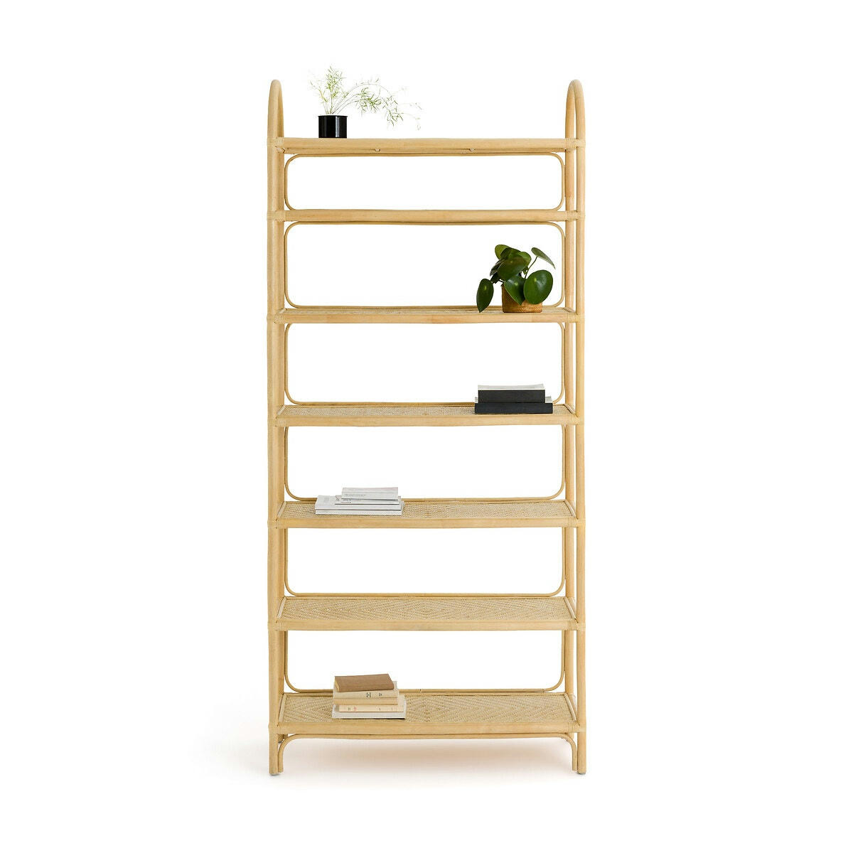 Etagère canne de rotin 221 cm, Malu