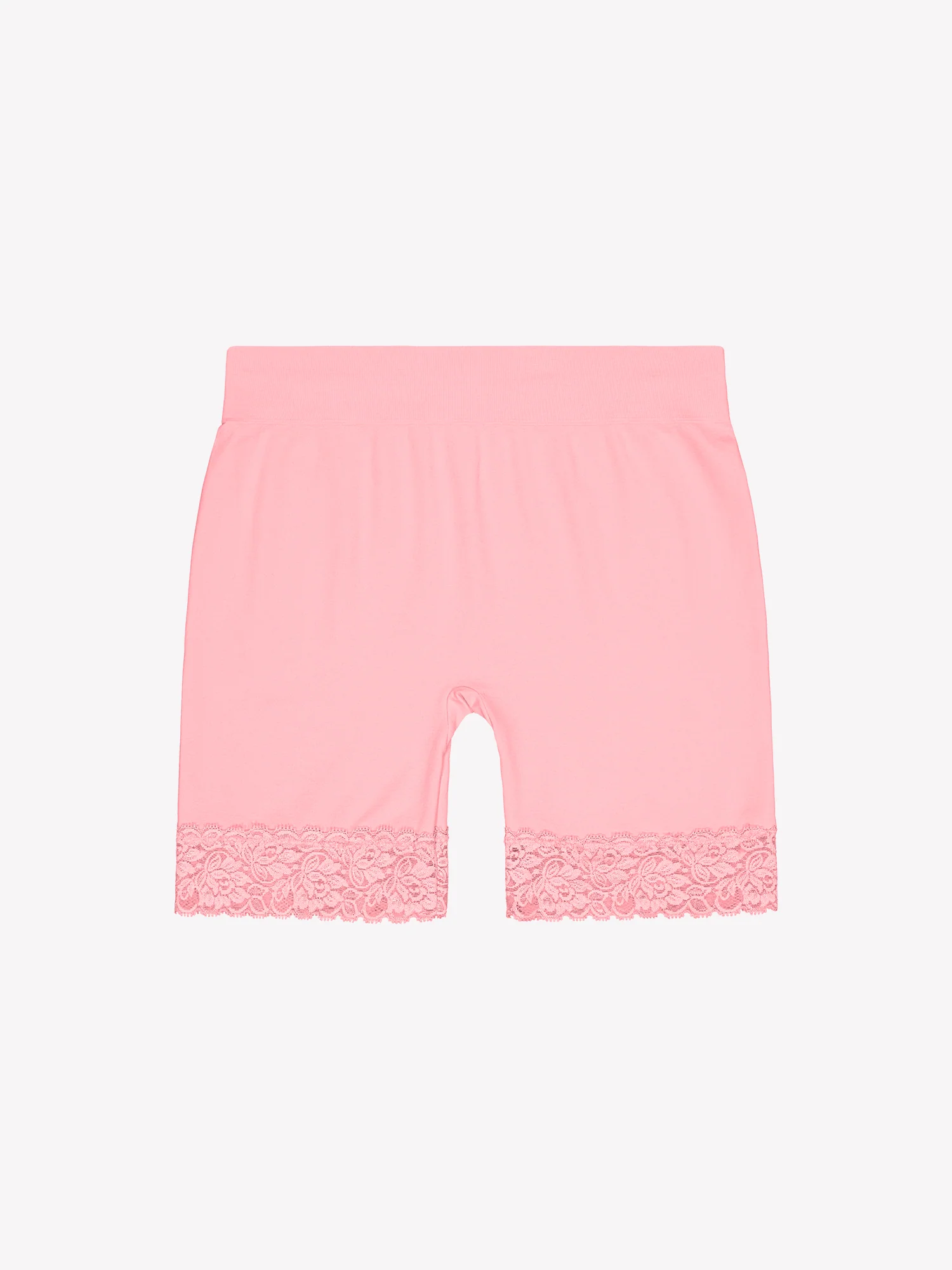 SEAMLESS LACE SHORT leggingsit - vaaleanpunainen