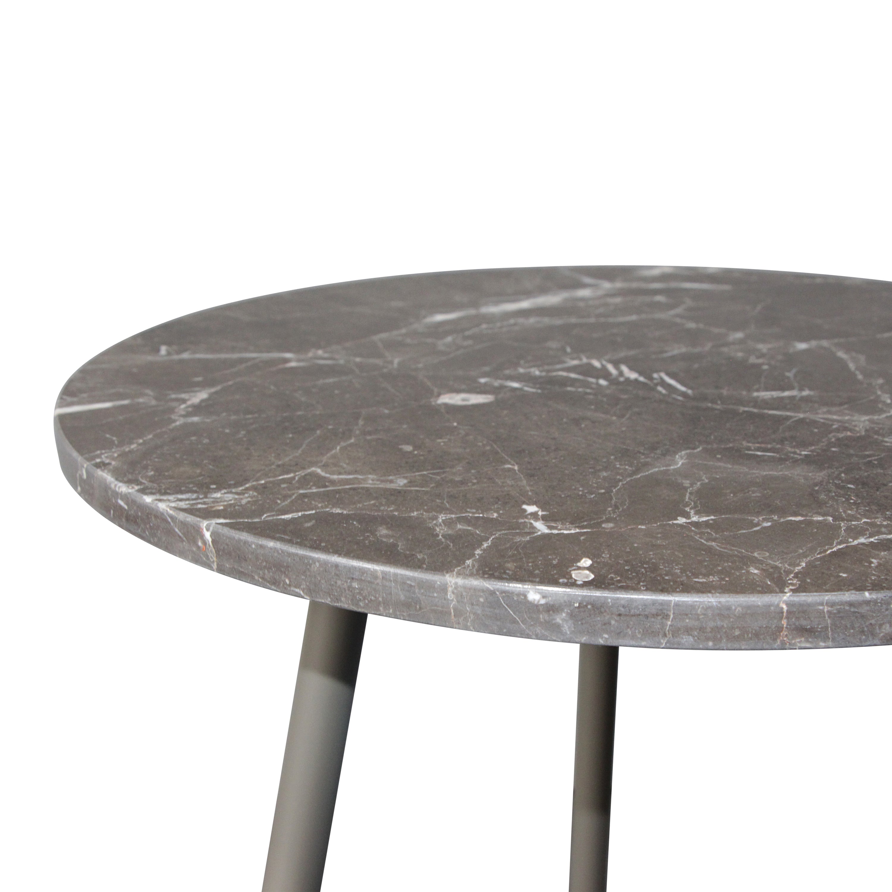 by fonQ Vein Bijzettafel H 51 x Ø 45 cm - Bruin