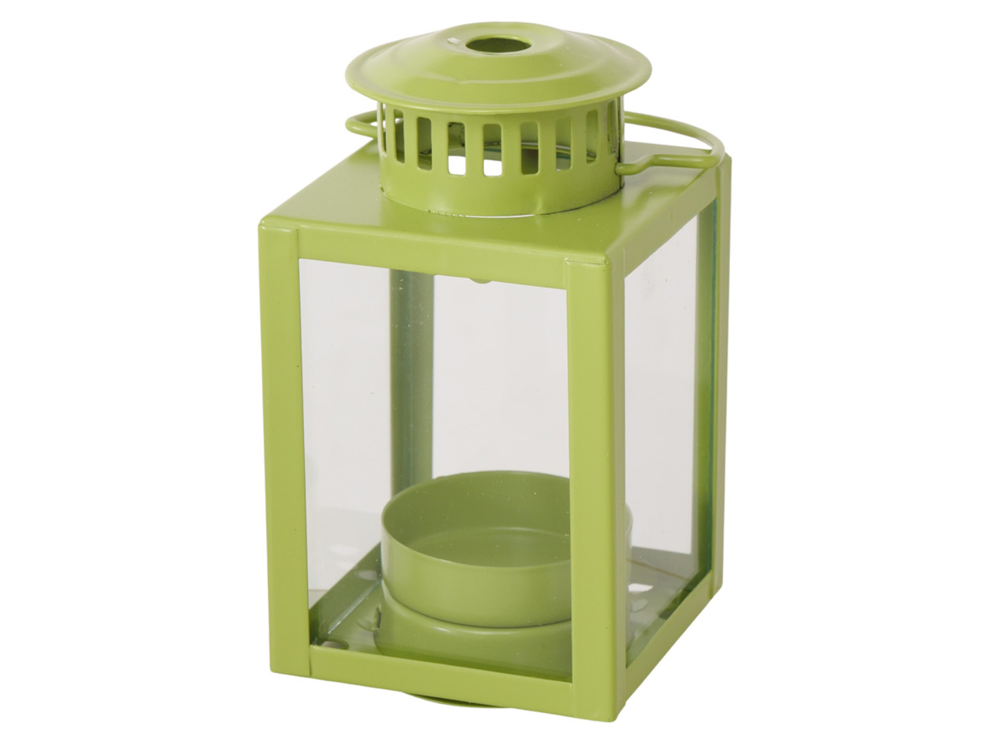 Lampion na tealight Spring 10 cm oliwkowy