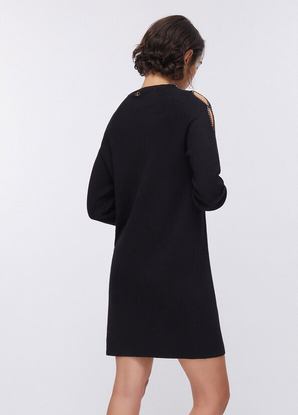 Abito in maglia con cut-out