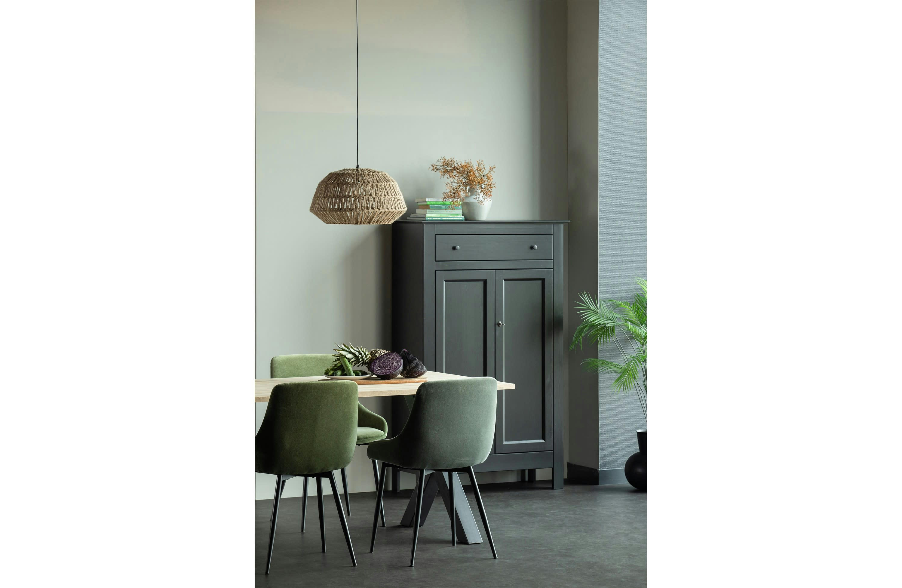 TABLO - Table 4 places en chêne massif beige