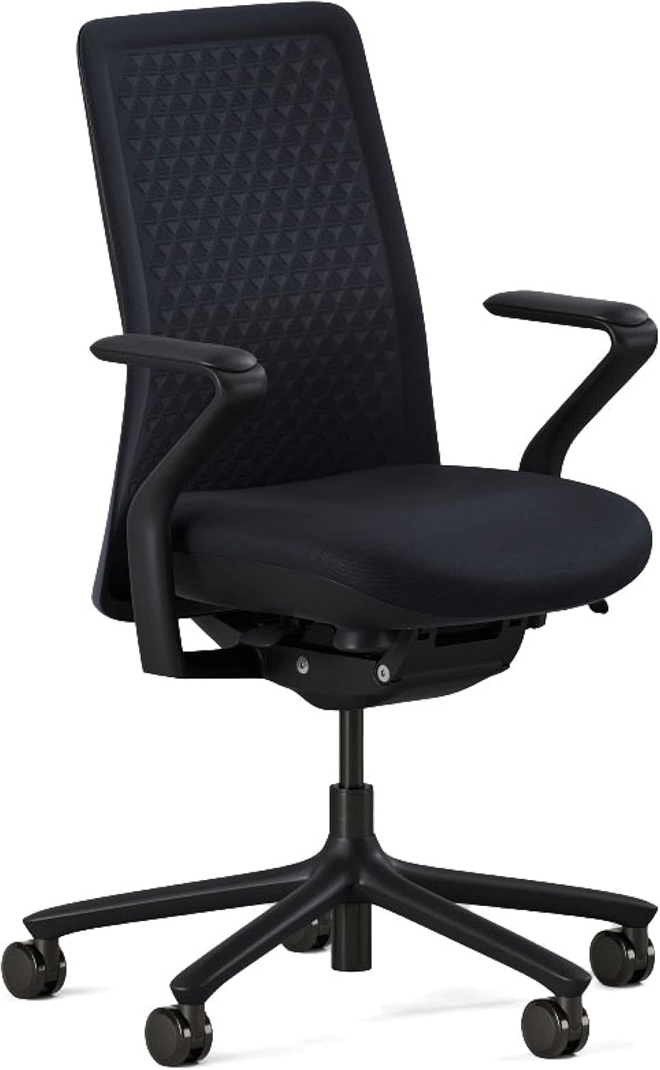 Branch Verve Chair - High Performance Executive Office Chair with Contoured Back and Adjustable Lumbar Support - High Density Foam Cushion and 3D Knit Back - Fits 5' to 6', Up to 275 lbs, Galaxy