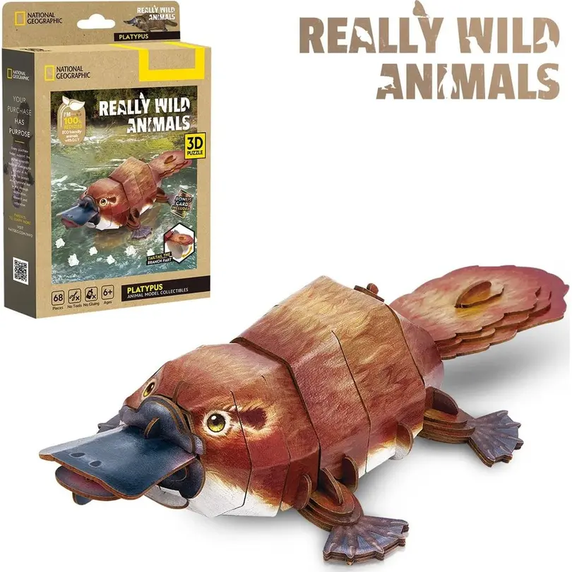3D-Puzzle 68-teilig Schnabeltier