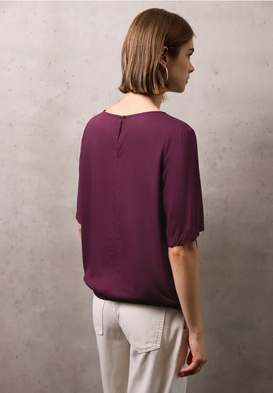 Blusenshirt mit Elastiksaum