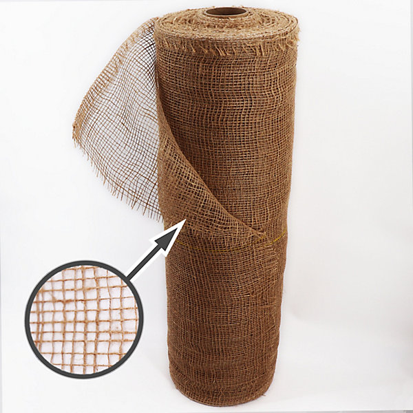 75m x 1m tissu de jute 105g/m² tapis de jute jute de jardin tissu de jute Aquagart