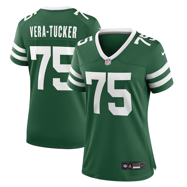 Alijah Vera-Tucker New York Jets Nike Women's Team Game Jersey - Legacy Green