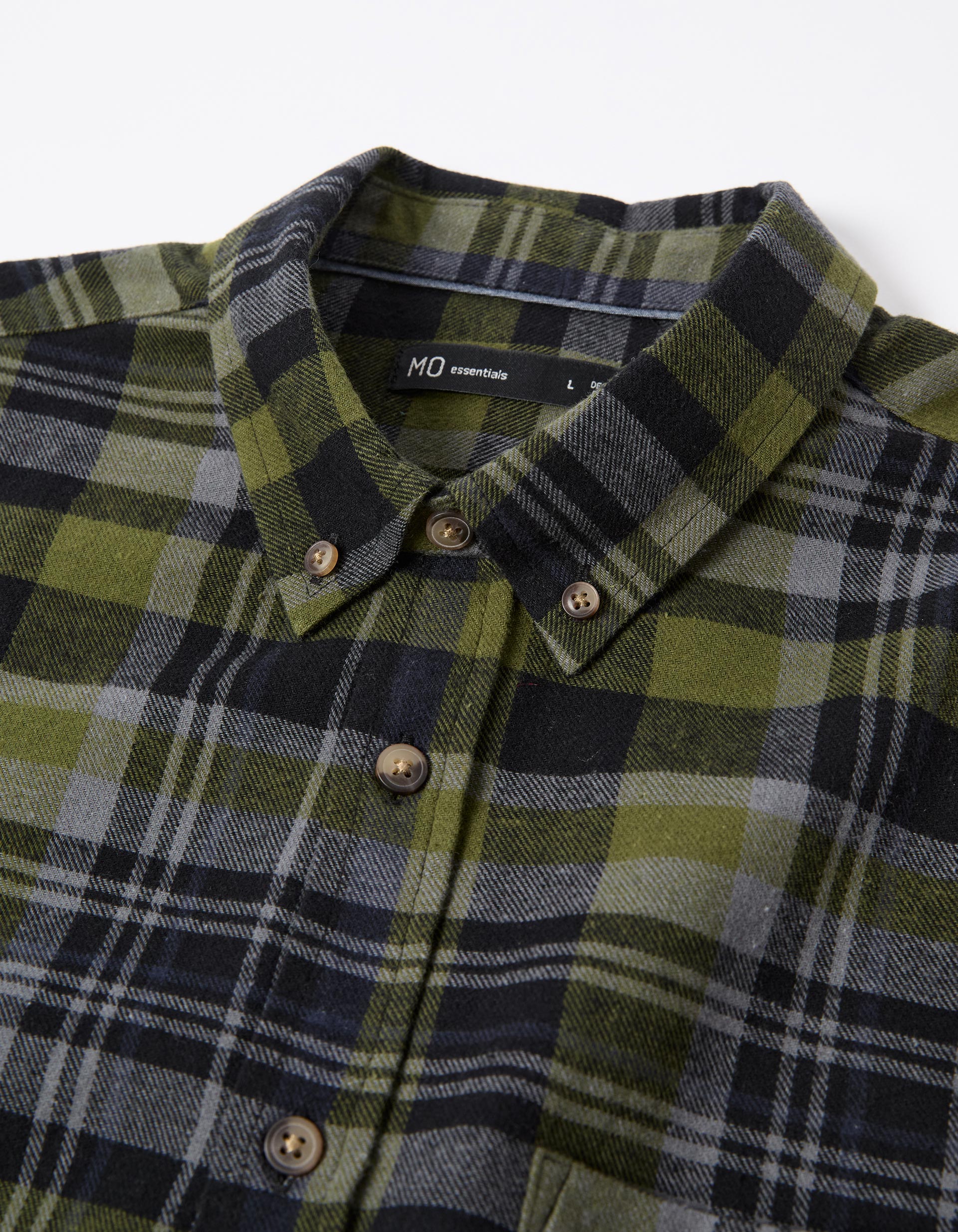 Camisa Flanela de Xadrez, Homem, Verde