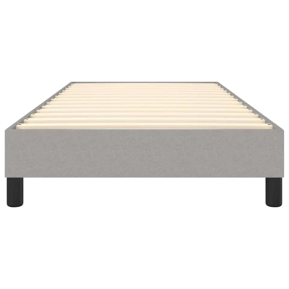 vidaXL - Bed frame zonder matras - Lichtgrijs - Stof - 90x200 cm