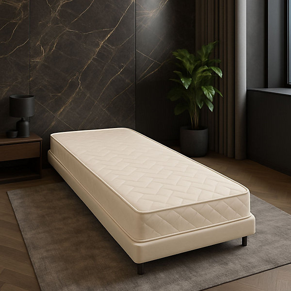 Lot de 2 Matelas 80x200 cm - 10 cm d'epaisseur - Confort optimal - Usage quotidien - 5 zones de confort - Oreillers inclus