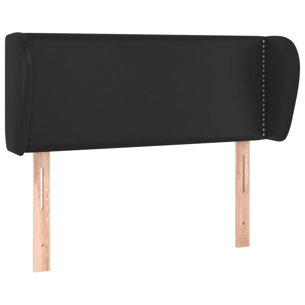 Wezgłowie Czarny 83 x 23 x 78/88 cm Sztuczna skóra vidaXL