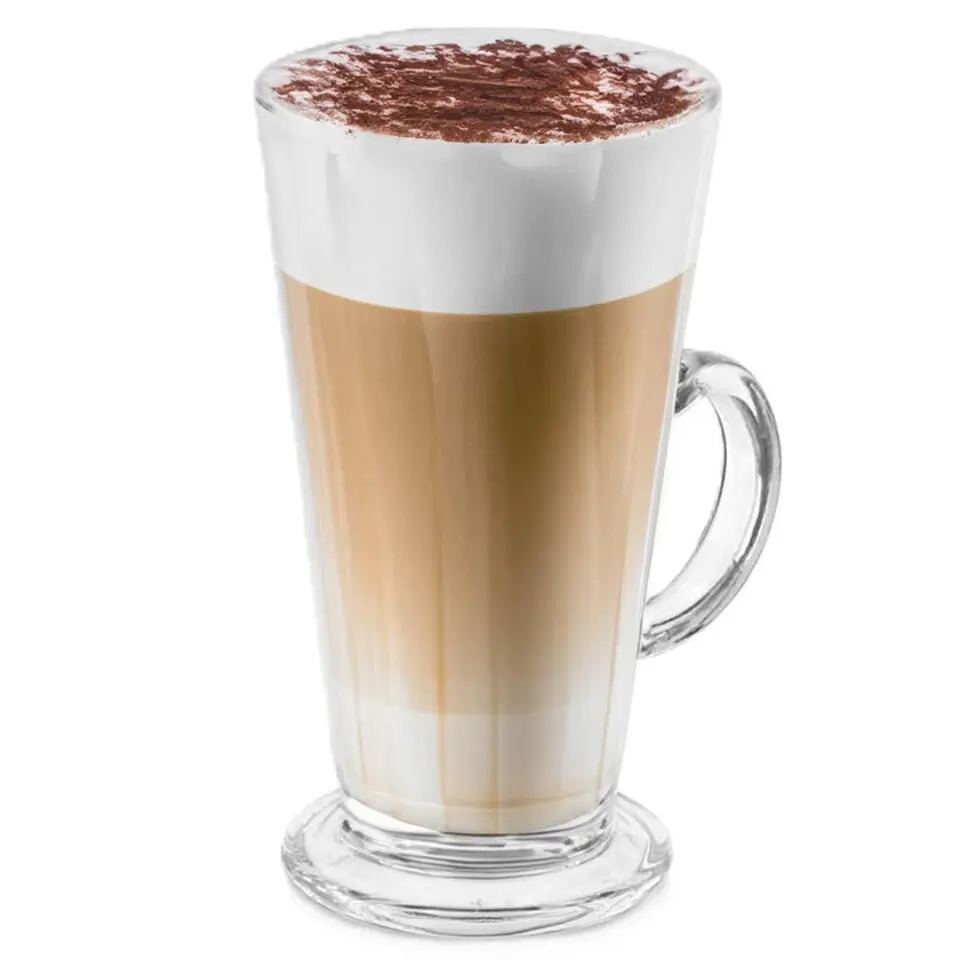Latte Macchiato/koffie glazen - glas - 2x stuks - 280 ml