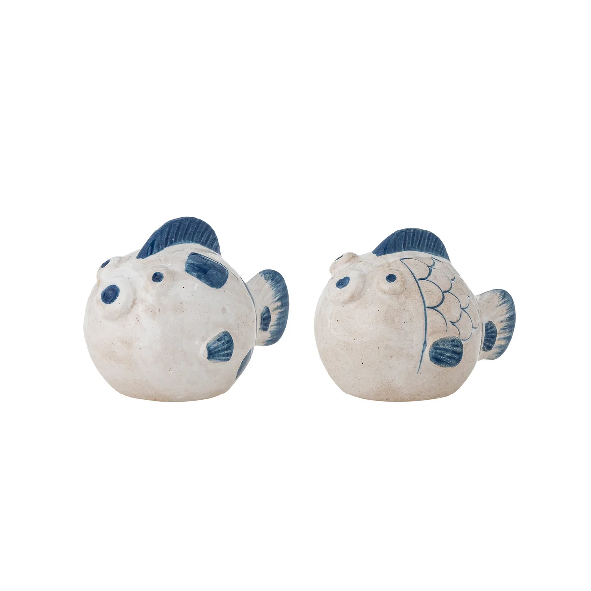 Bloomingville - Fugu Salz- und Pfefferstreuer, blau (2er Set)