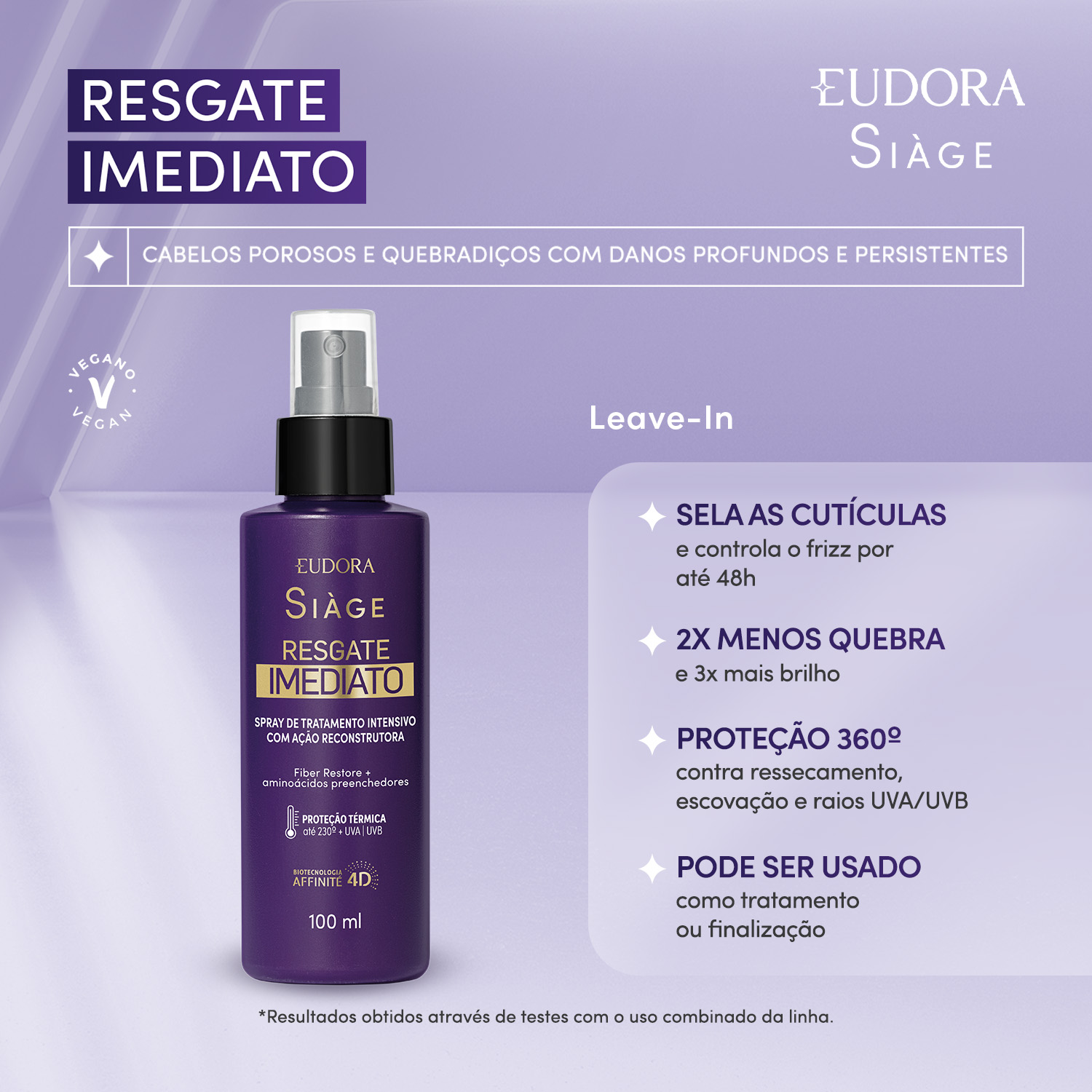 Leave-In Siàge Resgate Imediato 100ml