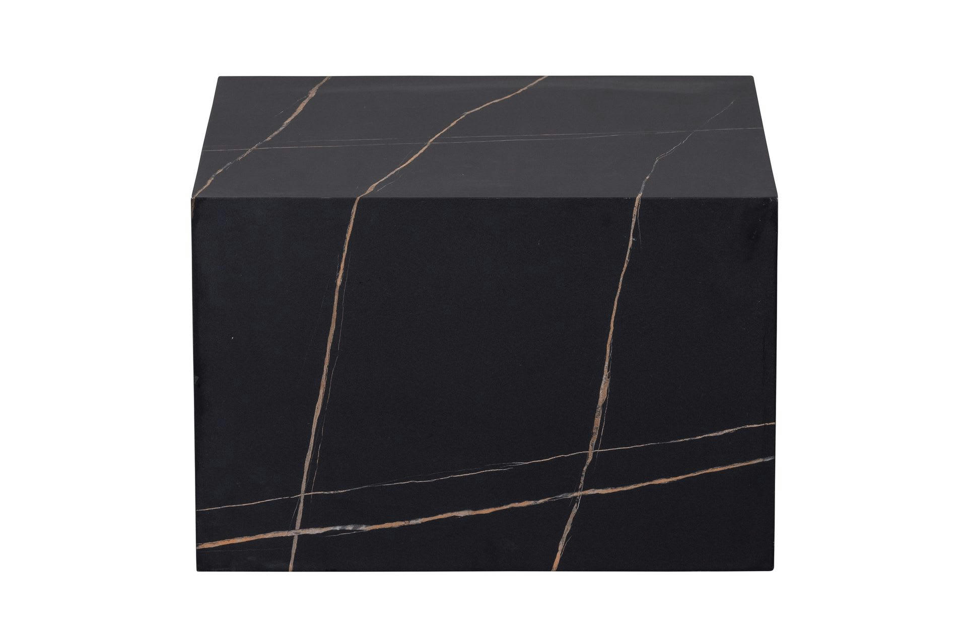 BENJI - Table basse aspect marbre noir