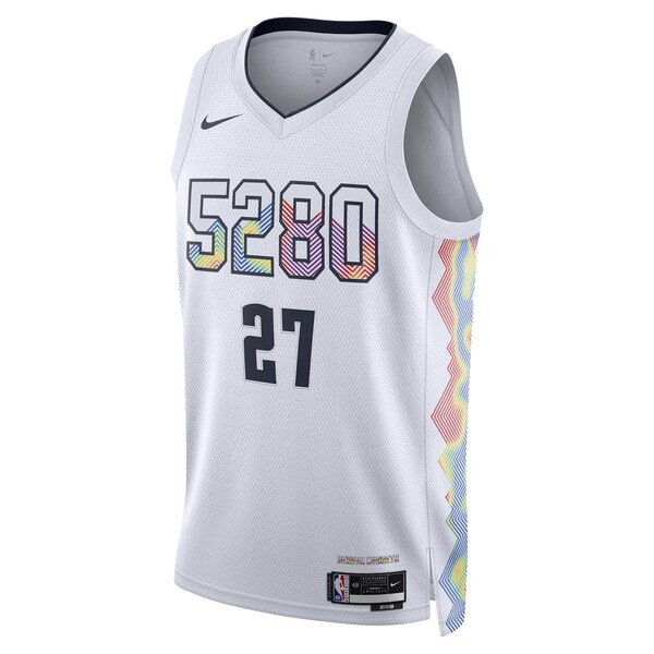 Jamal Murray Denver Nuggets Nike Unisex 2024/25 Swingman Player Jersey - City Edition - White