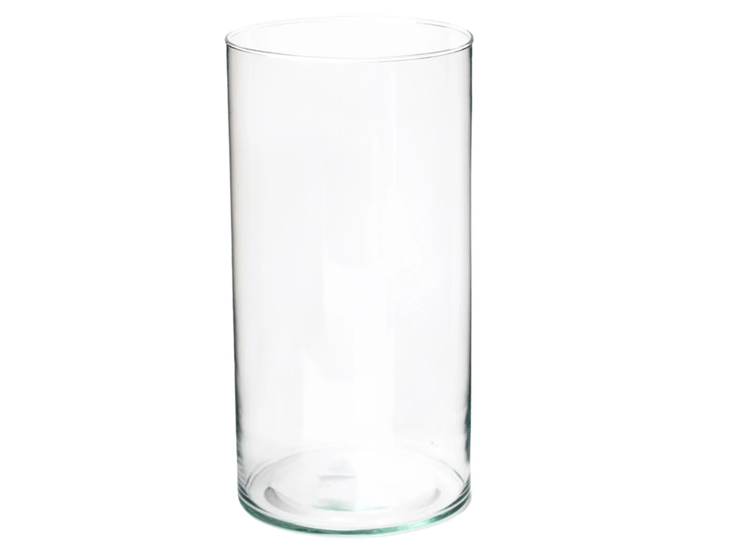 Wazon szklany Simple 30 cm transparentny