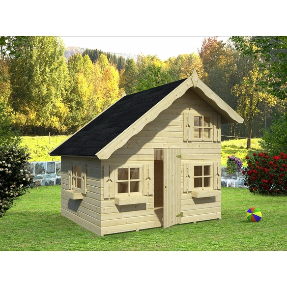 Spielhaus BxHxT: 258 x 228 x 224 cm, natur