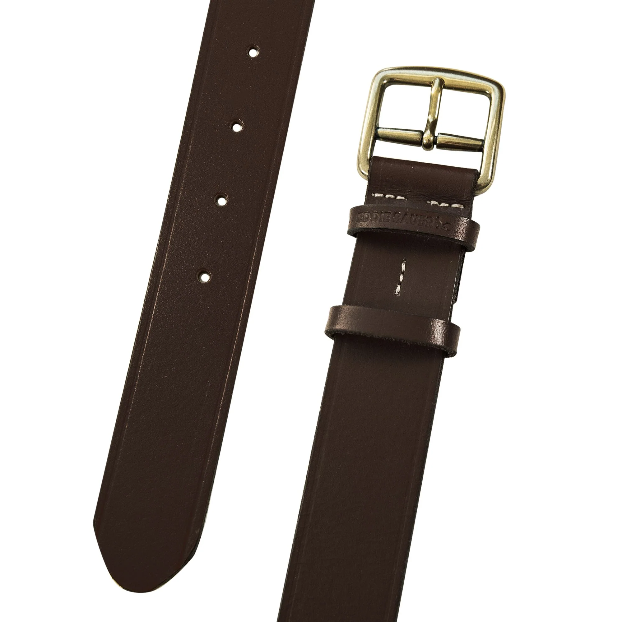 Women's Double Keeper Leather Jean Belt