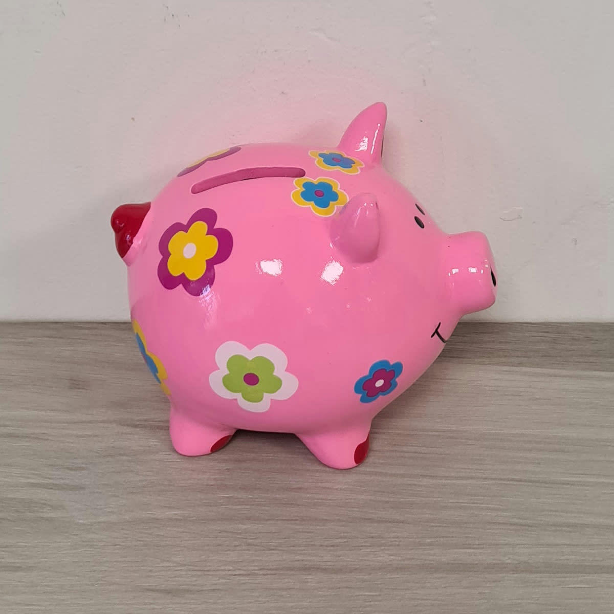 - Petite tirelire cochon rose