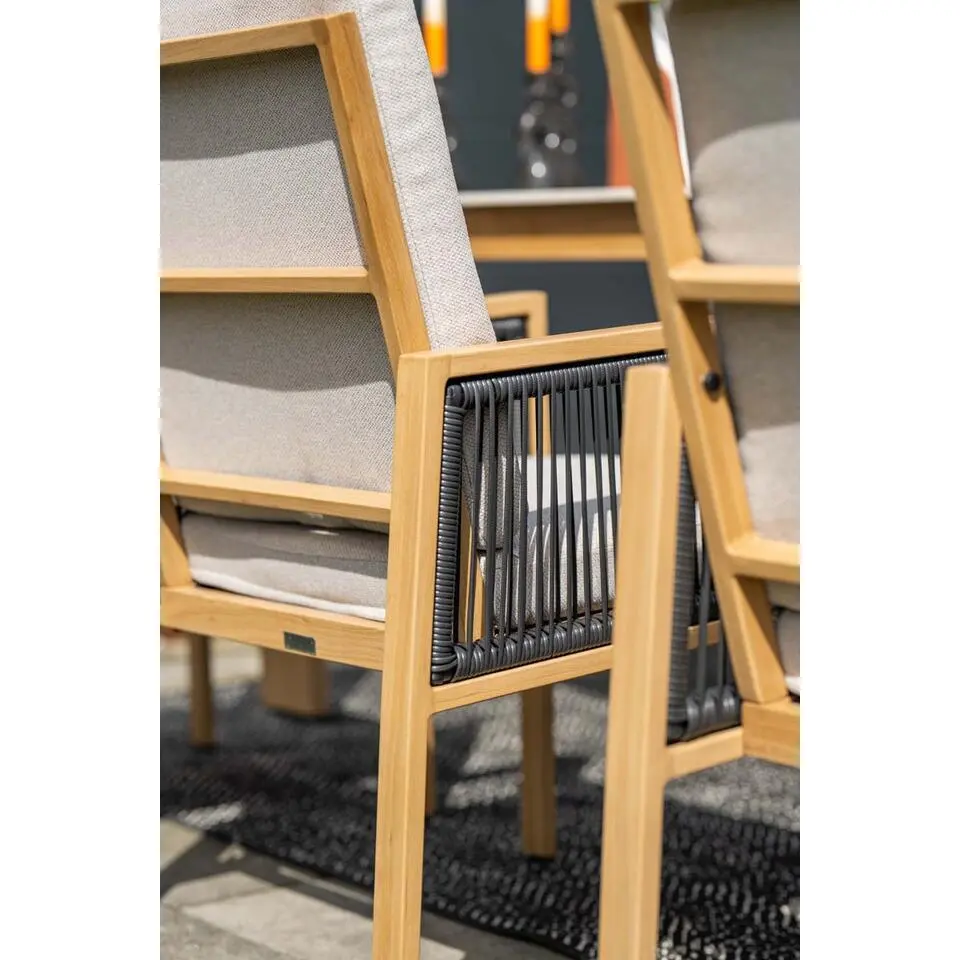 Garden Impressions San Capri lounge dining stoel - aluminium