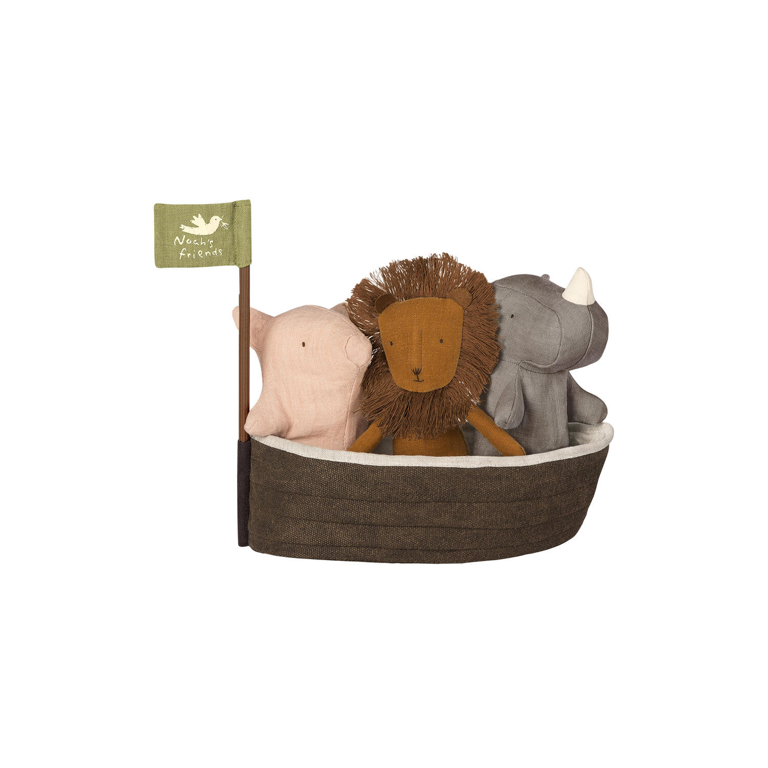 Noahs Ark med 3 dyr