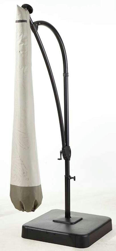 TRIPEL Outdoor/Patio Umbrella Cover, Water Resistant, Grey, for 13-ft